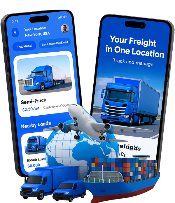 Logistics App Mockup
