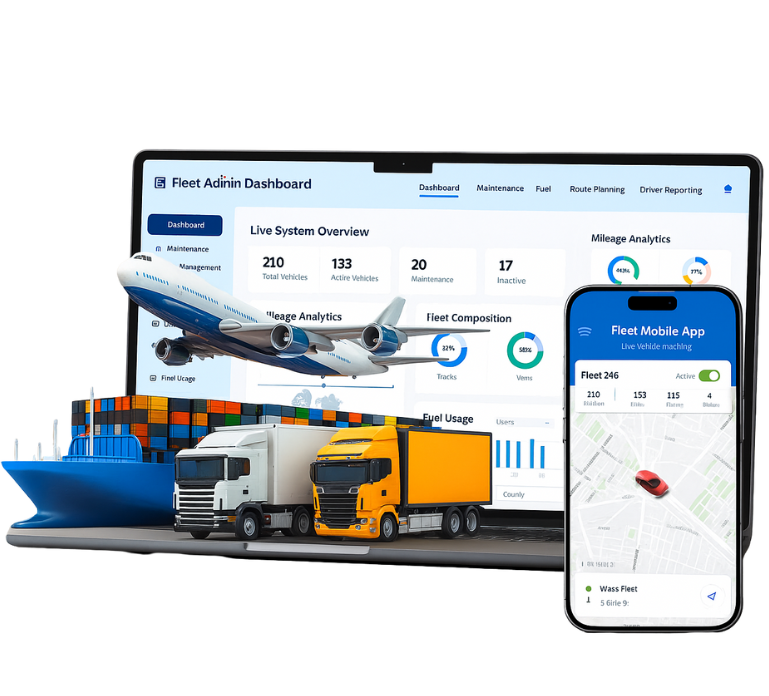 Logistics Software Mockup