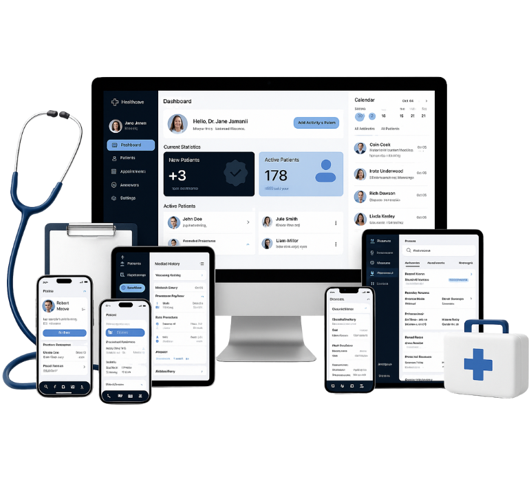 Healthcare Software Mockup