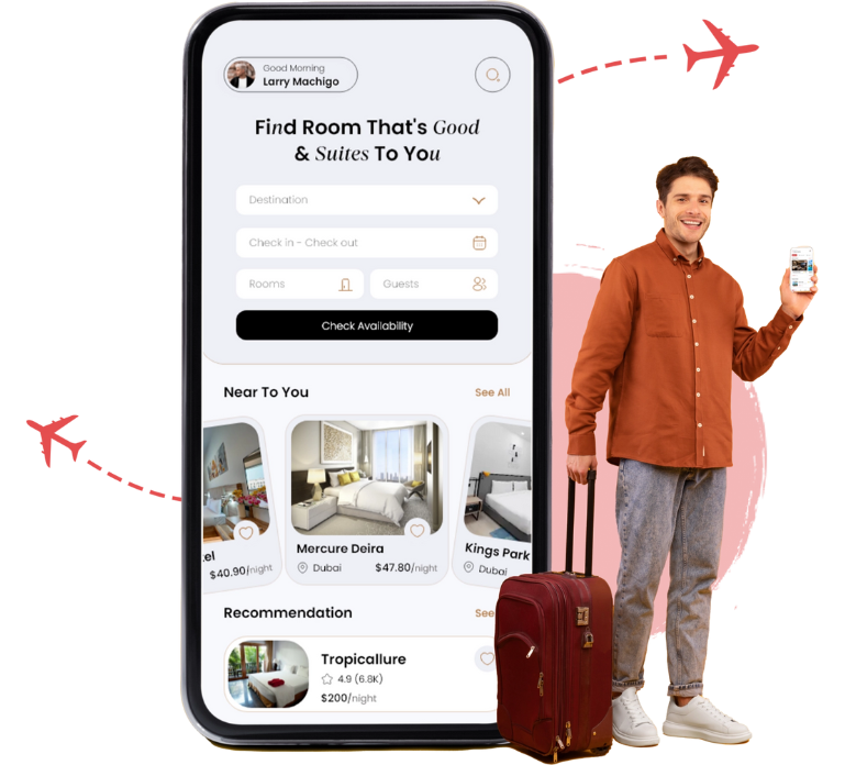 Hotel Booking App Mockup