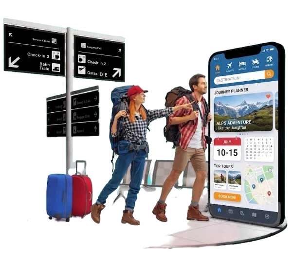 Travel App Mockup