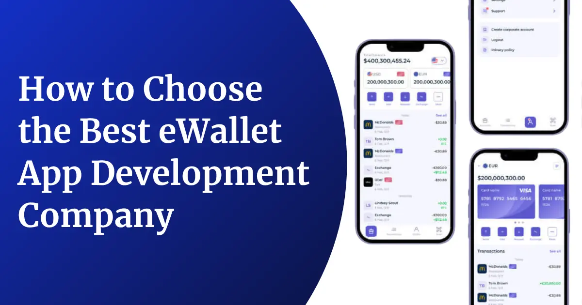 How to Choose the Best eWallet App Development Company in 2026