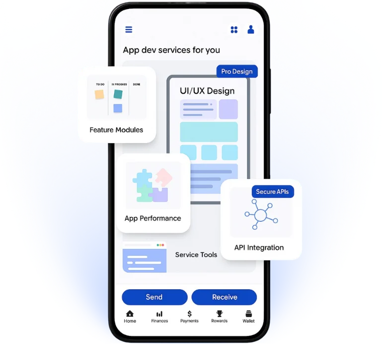 Mobile UI Display